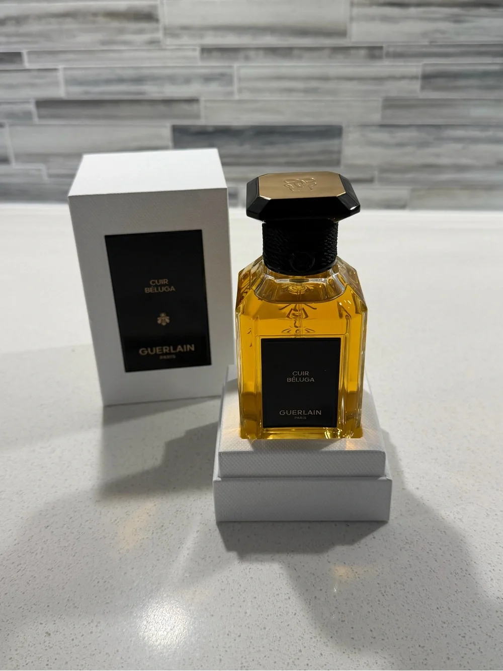 GUERLAIN Cuir Béluga Box - White, Black & Gold